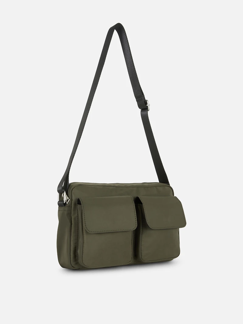 Zip-Up Shoulder Bag