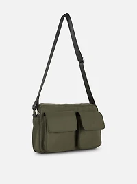 Zip-Up Shoulder Bag