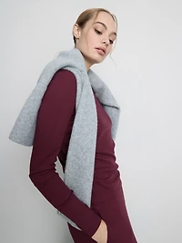 Ribbed Jersey Long Pajamas