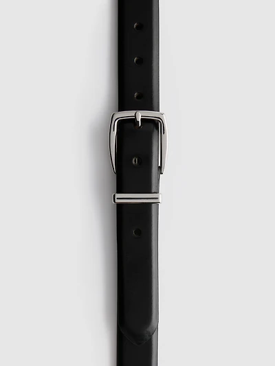 Classic Buckle Slim Belt