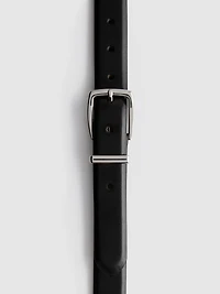 Classic Buckle Slim Belt