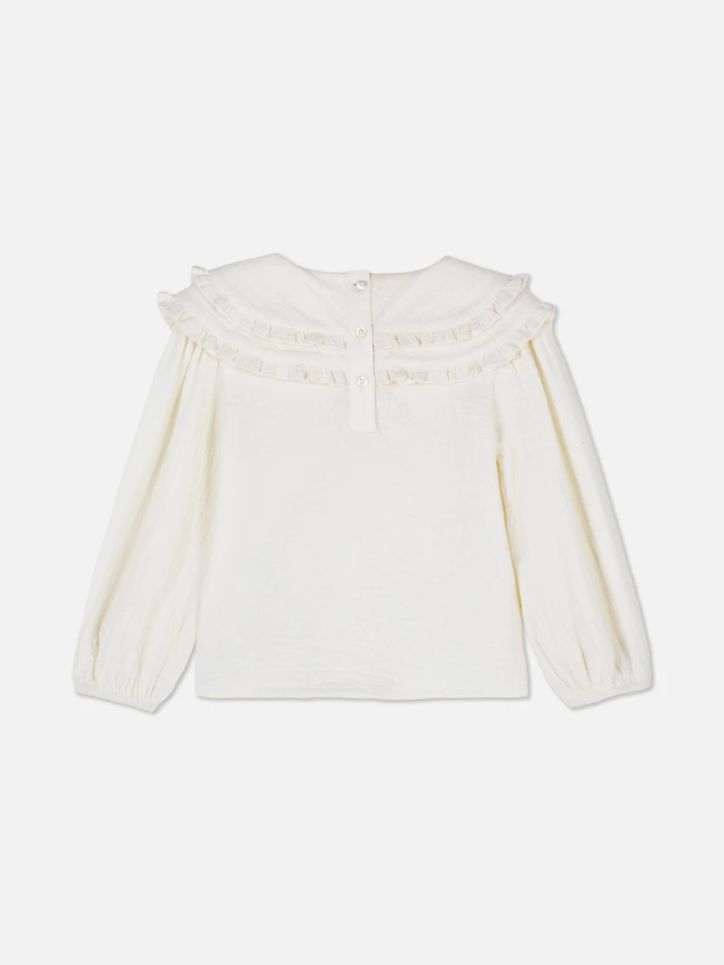 1.5-8yrs | Double Peter Pan Collar Blouse