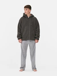 Borg Zip-Up lounge Hoodie