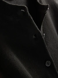 Long Sleeve Crew Neck Cardigan