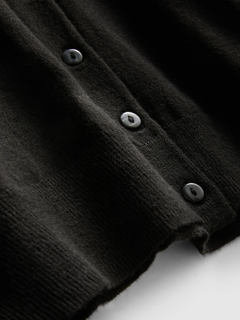 Long Sleeve Crew Neck Cardigan