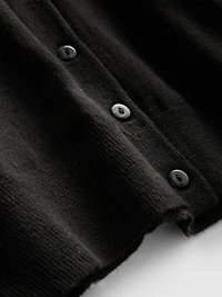 Long Sleeve Crew Neck Cardigan