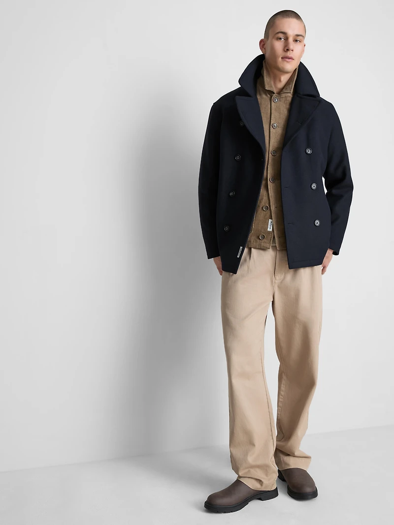 The Stronghold Double-Breasted Pea Coat