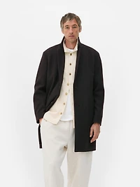 Oversized Mid-Length Overcoat