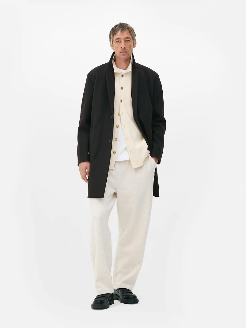 Oversized Mid-Length Overcoat