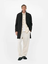 Oversized Mid-Length Overcoat