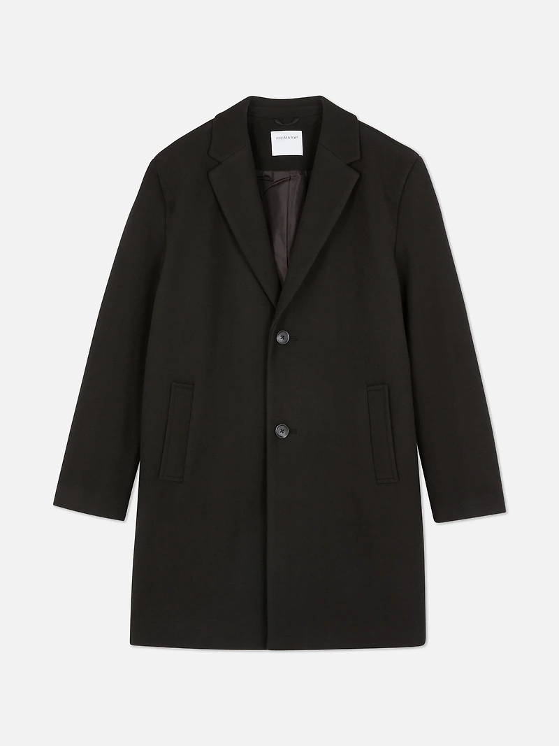 Oversized Mid-Length Overcoat