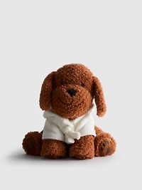 Dog In Bathrobe Plush Toy