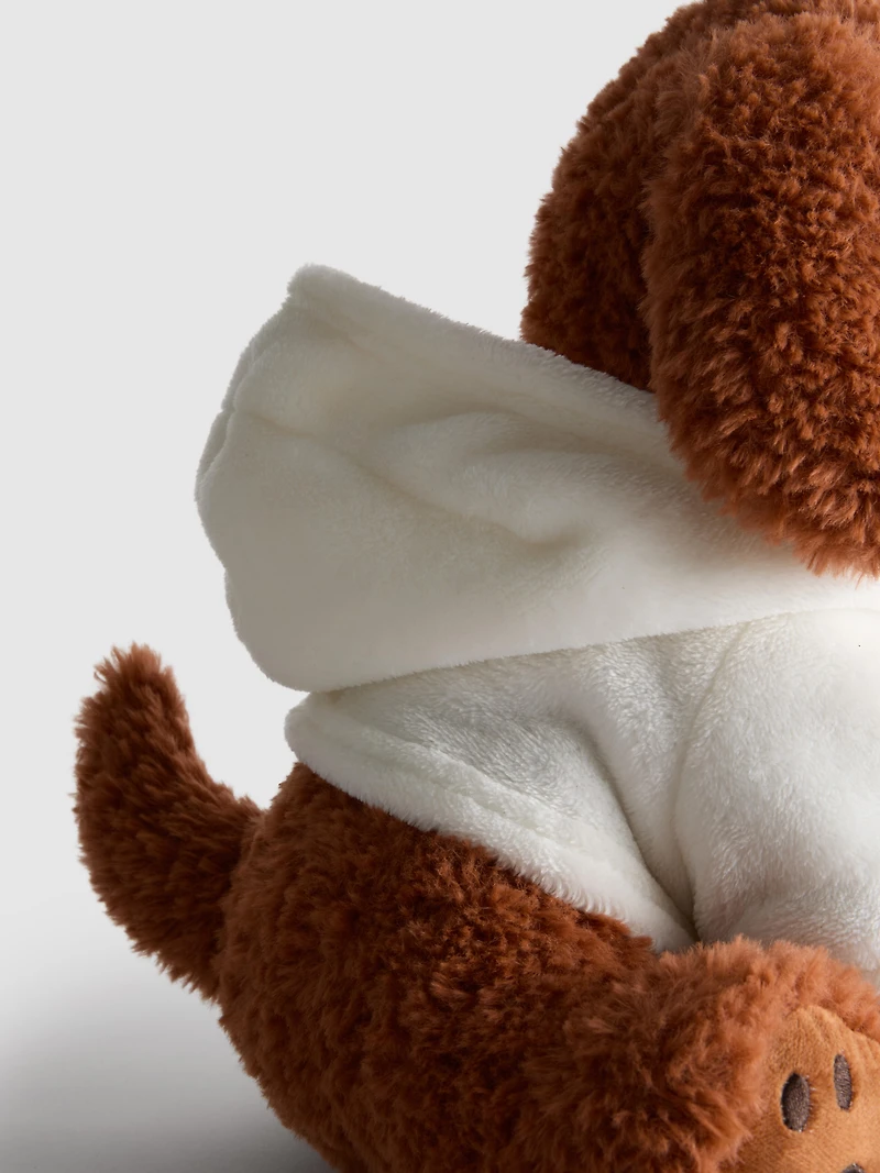 Dog In Bathrobe Plush Toy