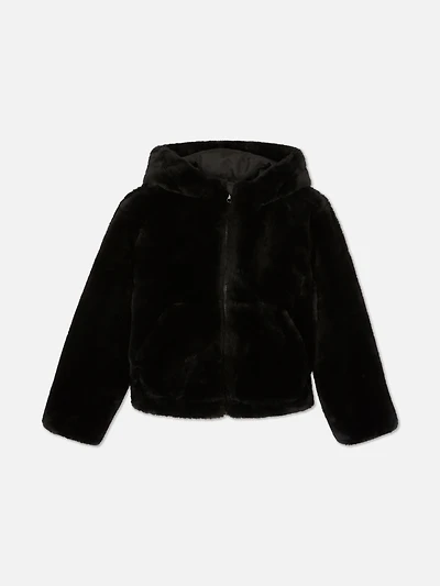 7-15yrs | Faux Fur Jacket