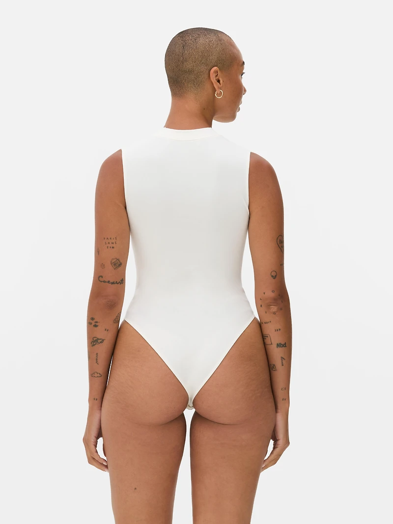 Seamless High-Neck Bodysuit