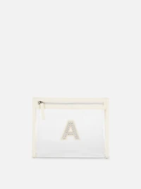 Perspex Initial Pouch