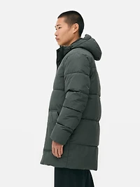 Men's Green THERMOLITE® EcoMade Long Puffer Jacket
