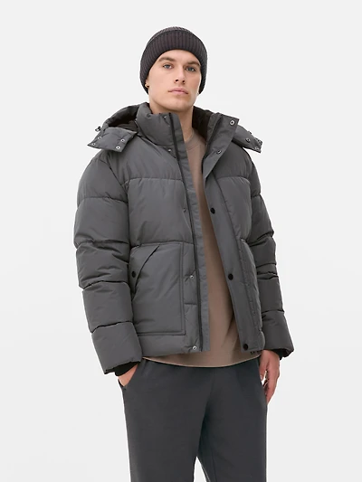 Men's Gray THERMOLITE® EcoMade Puffer Jacket