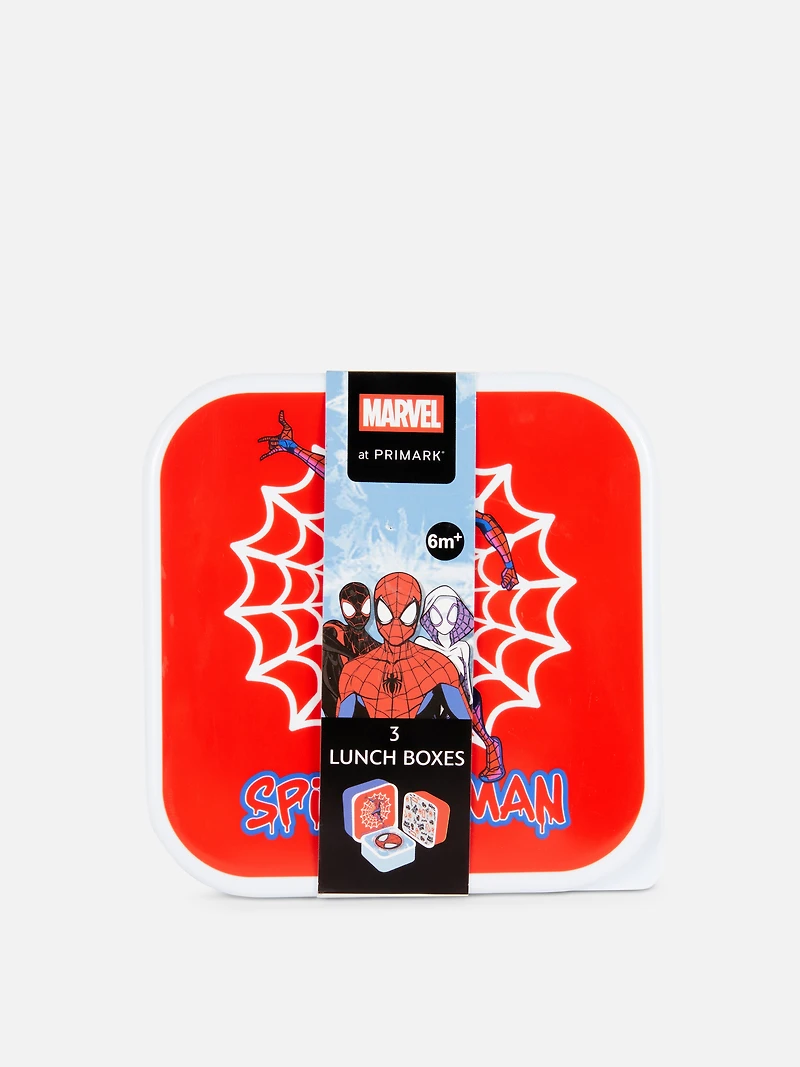 3pk MARVEL Spider-Man Snack Pots