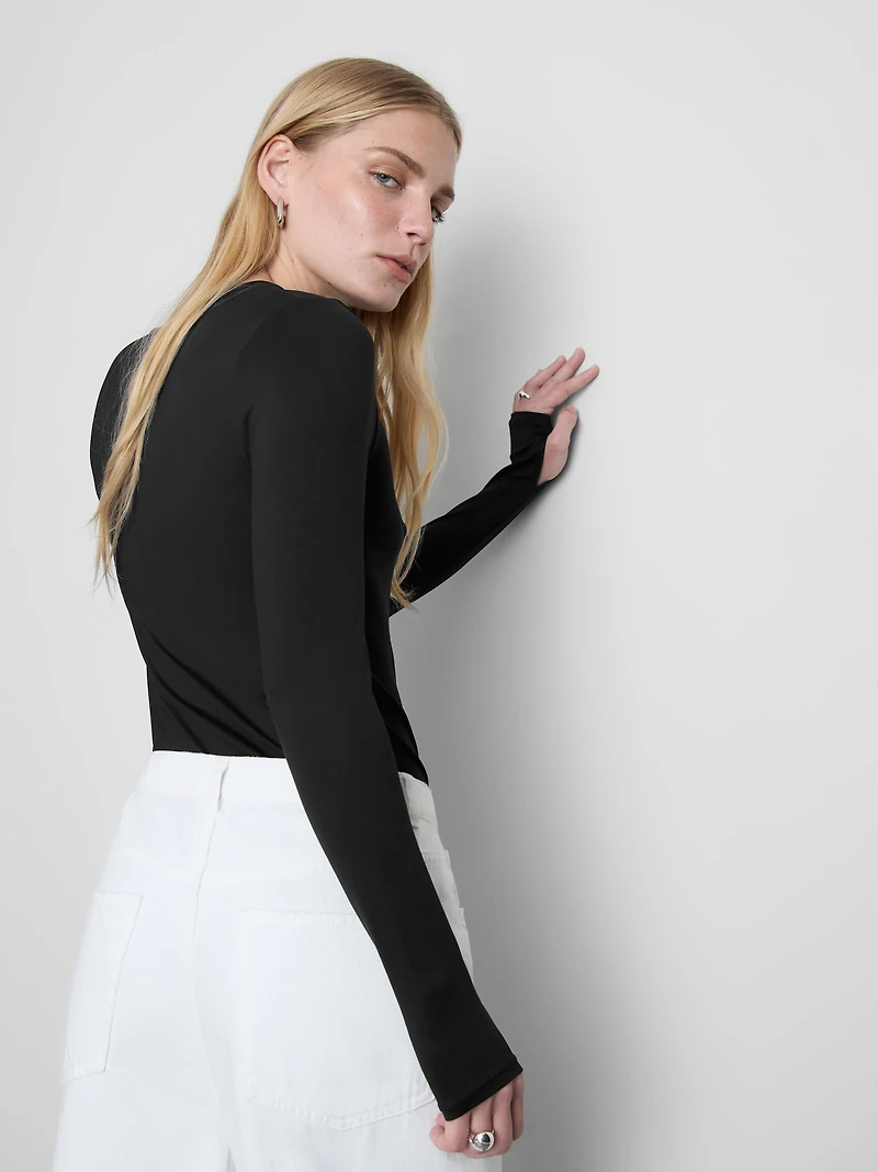 Long-Sleeve Jersey Top