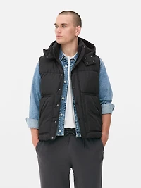 Hooded Zip-Up Gilet