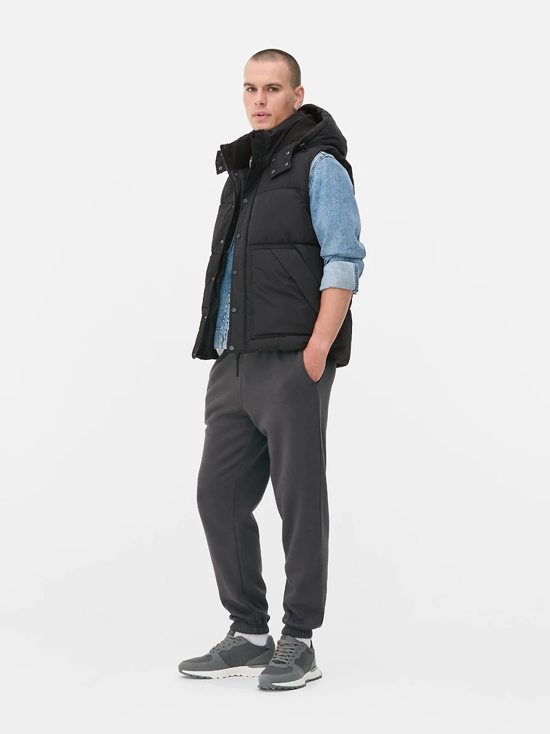 Hooded Zip-Up Gilet
