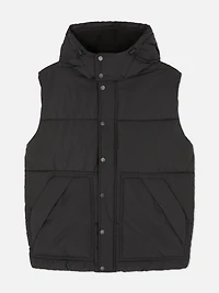 Hooded Zip-Up Gilet