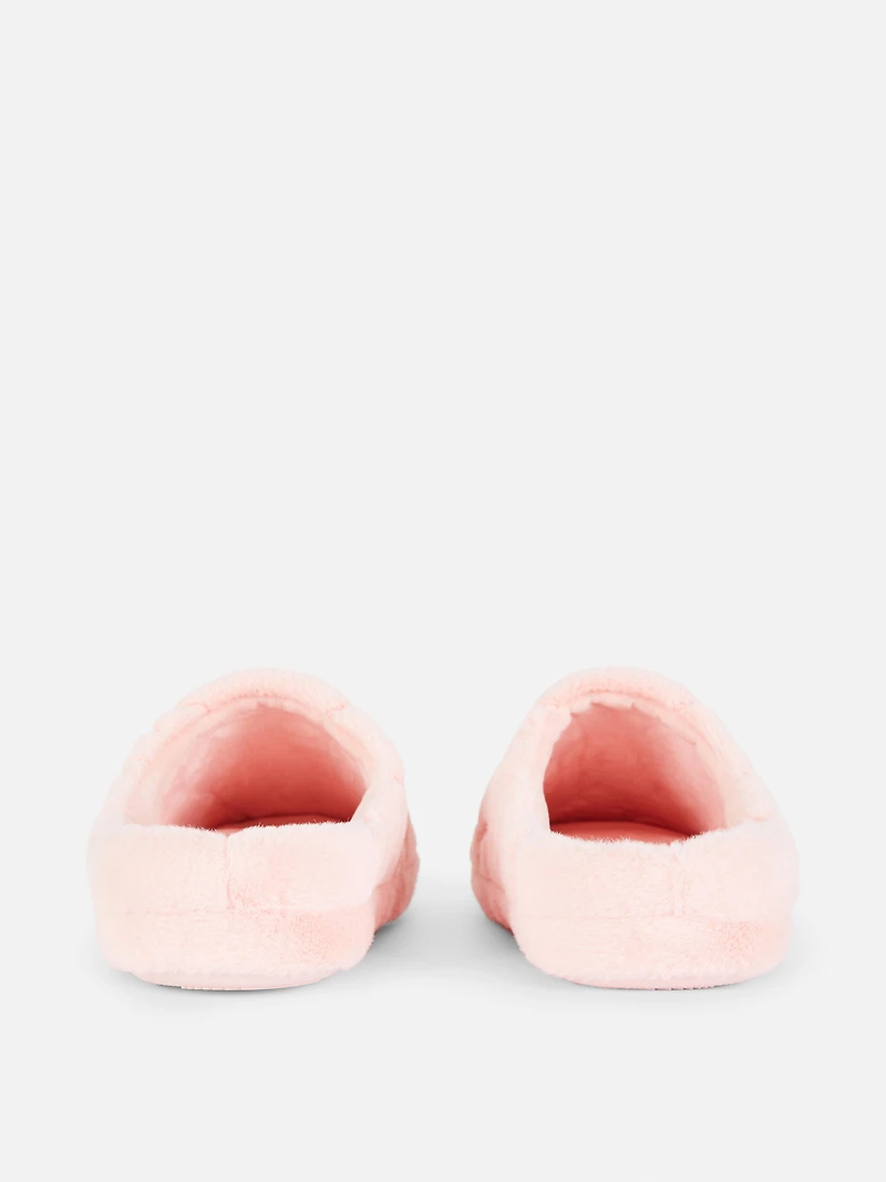 Hello Kitty Debossed Mule Slippers