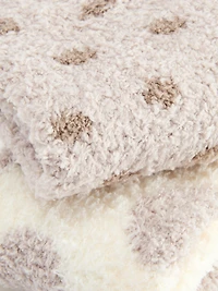 2pk Spotted Bouclé Socks