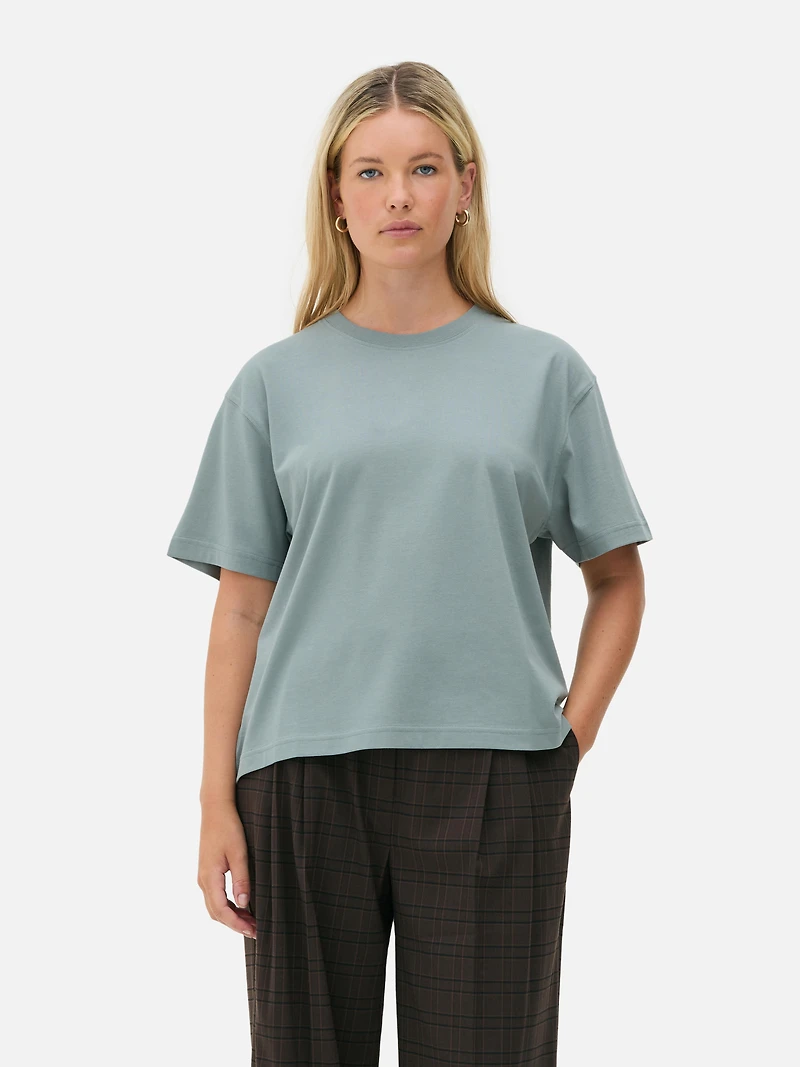 Essential Boxy Cotton Tee