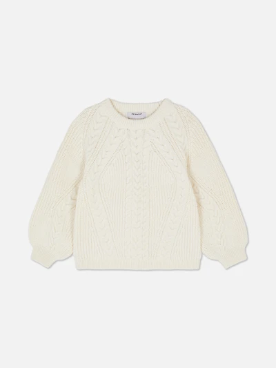 1.5-8yrs | Cable Knit Sweater