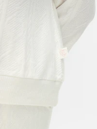 Super Soft Cable Pajama Sweatshirt