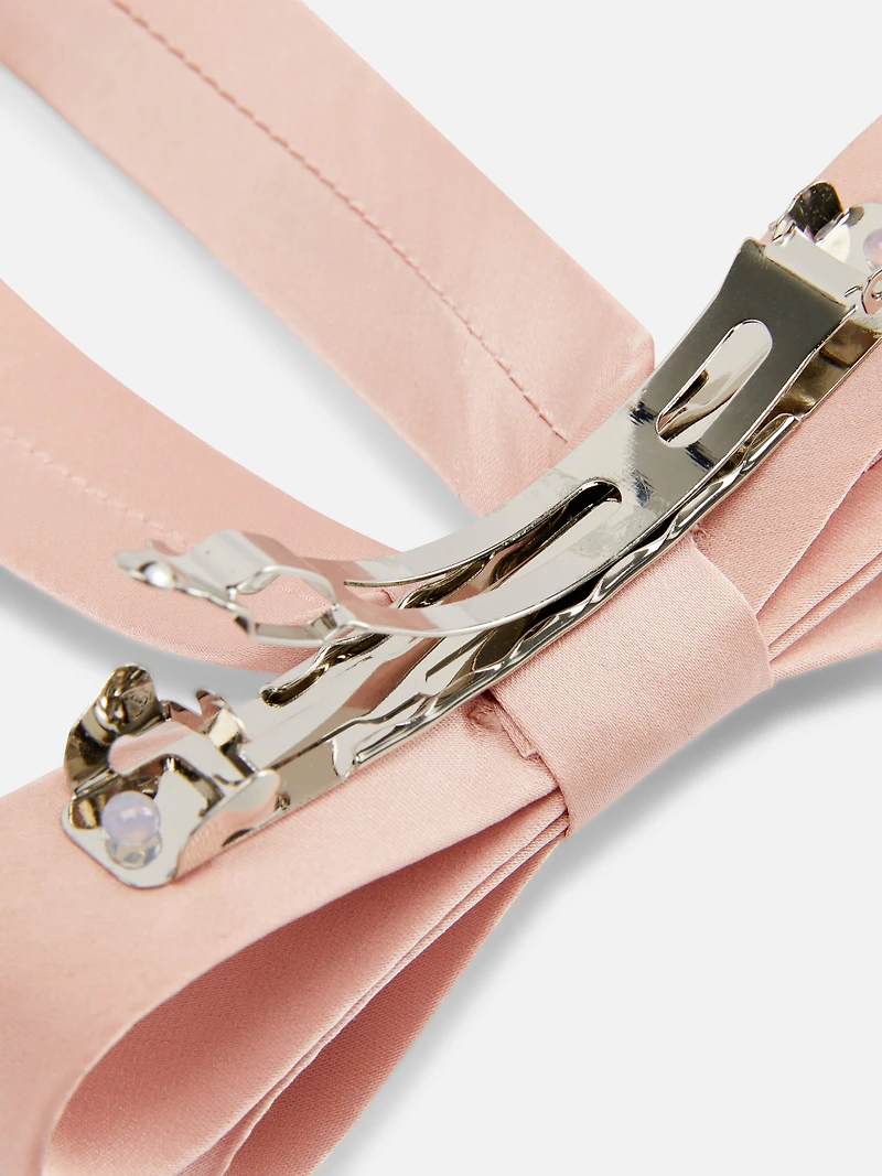 1pk Structured Bow Hair Clip