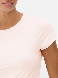Women's Light Pink Second Skin Crewneck Tee