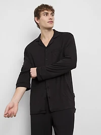 Button-Up Pajama Top