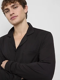 Button-Up Pajama Top