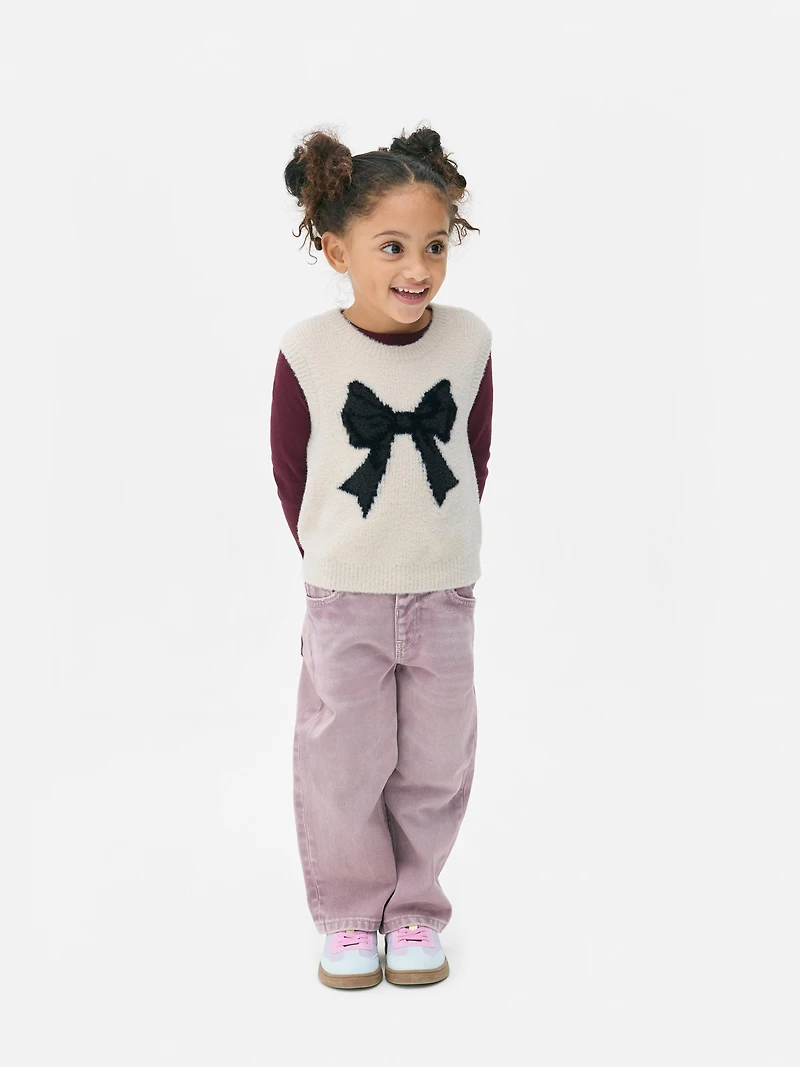 1.5-7yrs | Bow Knit Vest