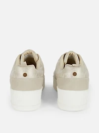 Flatform Zip Detail Sneakers
