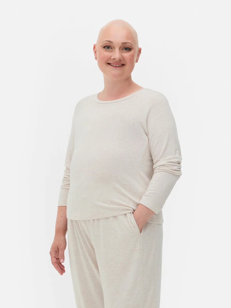 Modal Long Sleeve Pajama Top