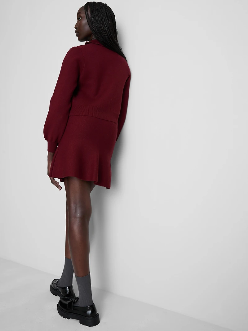 Frill Collar Cardigan