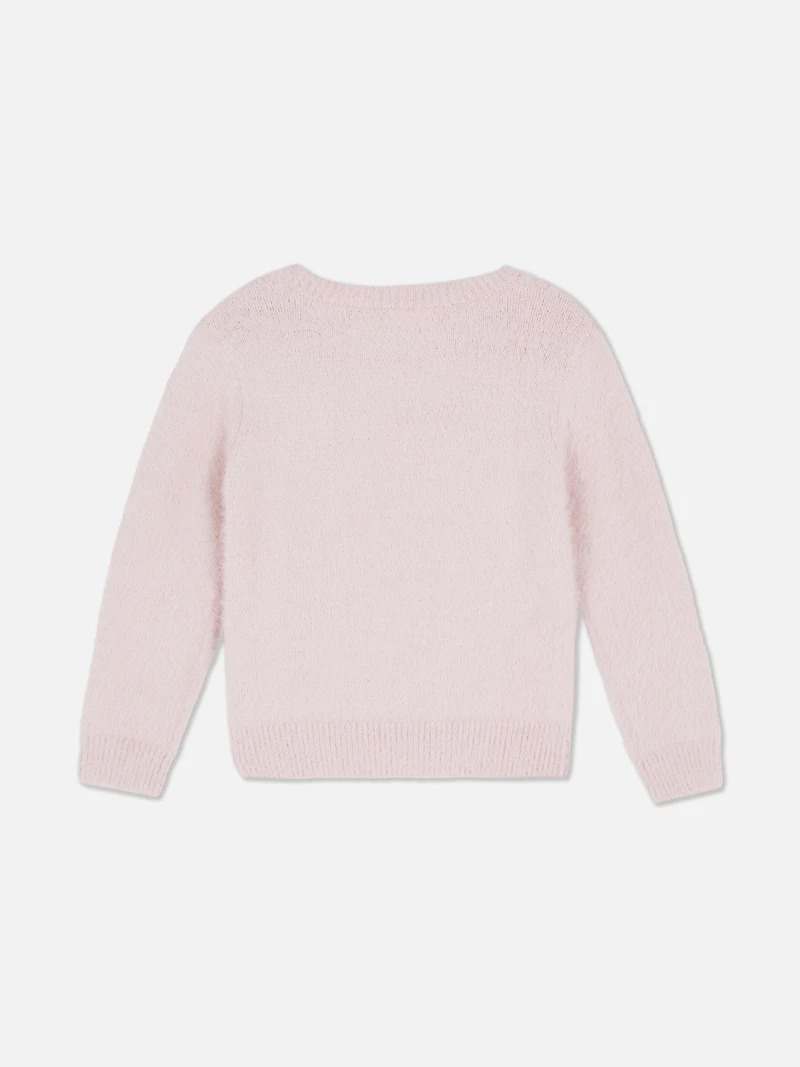 1.5-8yrs | Christmas Gingerbread Fluffy Sweater