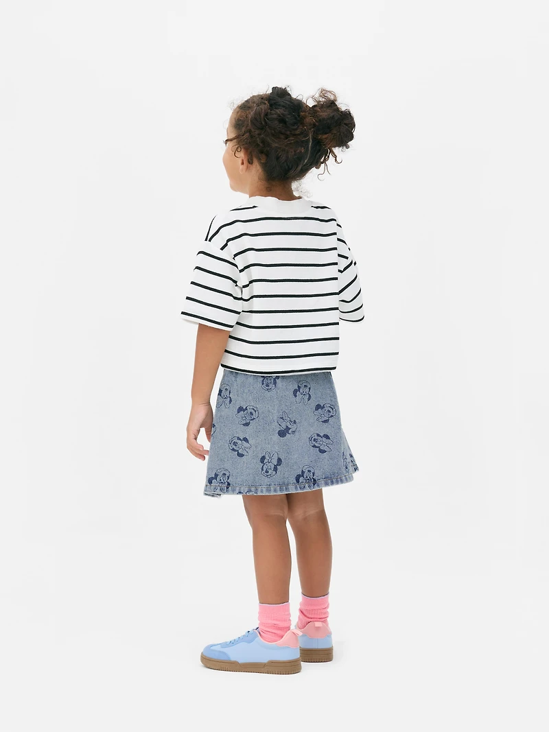 1.5-8yrs | Disney’s Minnie Mouse Pleated Denim Skirt