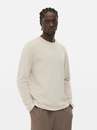Men's Stone Essential Long Sleeve T-Shirt