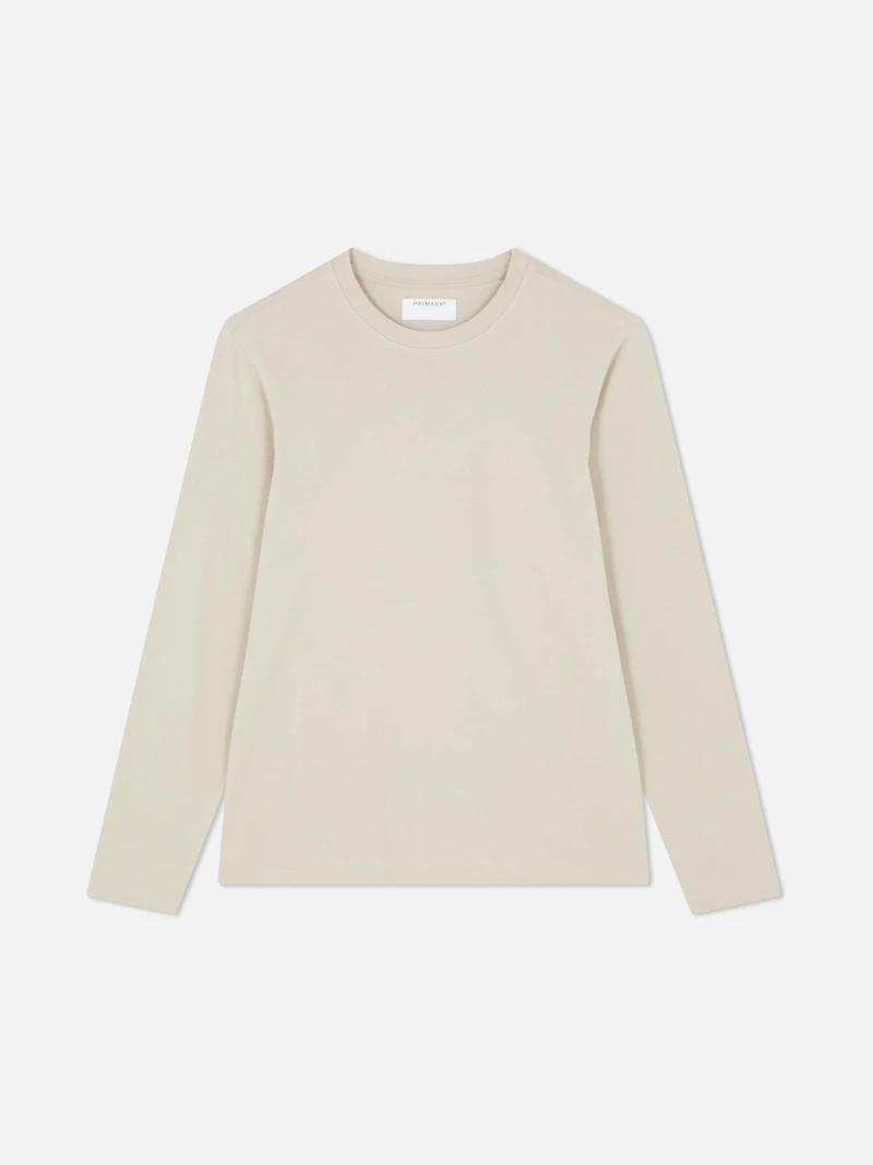 Men's Stone Essential Long Sleeve T-Shirt