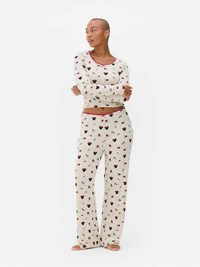 Disney’s Minnie Mouse Wide Leg Pajama Bottoms