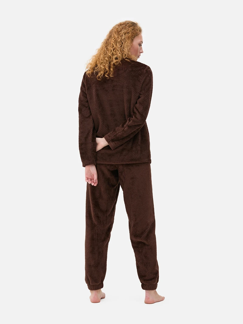 Fleece Pajama Set
