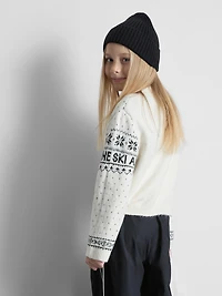 7-15yrs | Fair Isle Zip-Up Cardigan