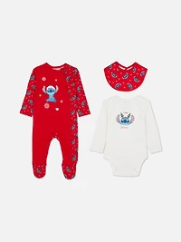 0-18mths | Disney's Stitch Newborn Bodysuit And Onesie Set