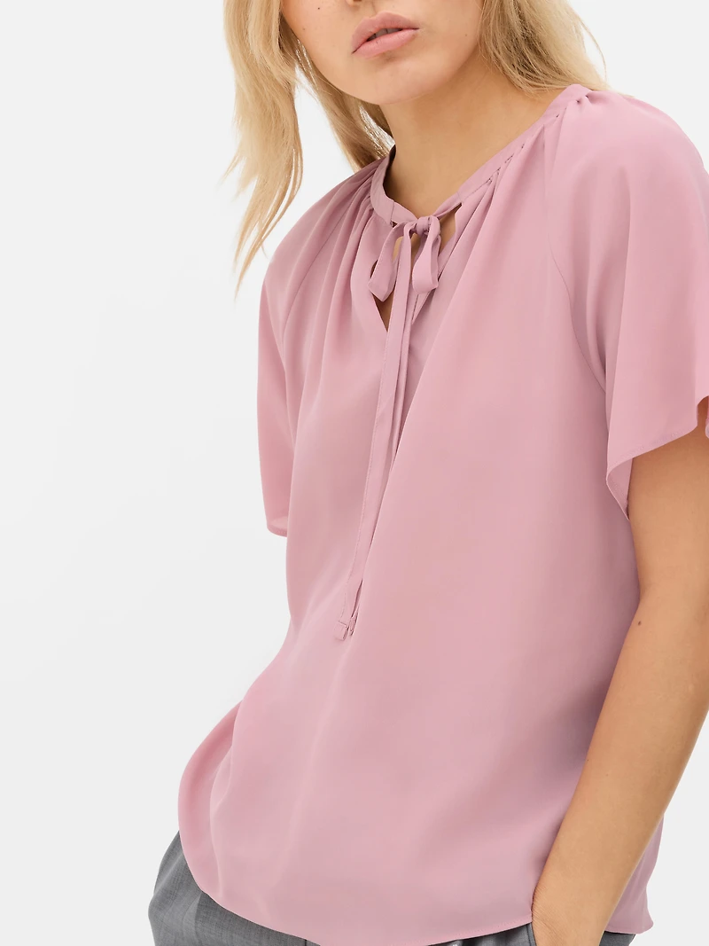 Tie Neck Blouse