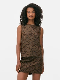 Animal Print Tank Top